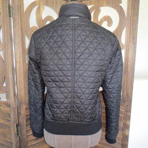 SOLD! Marc New York Andrew Marc Black Lightweight Quilted Puffer Bomber Jacket